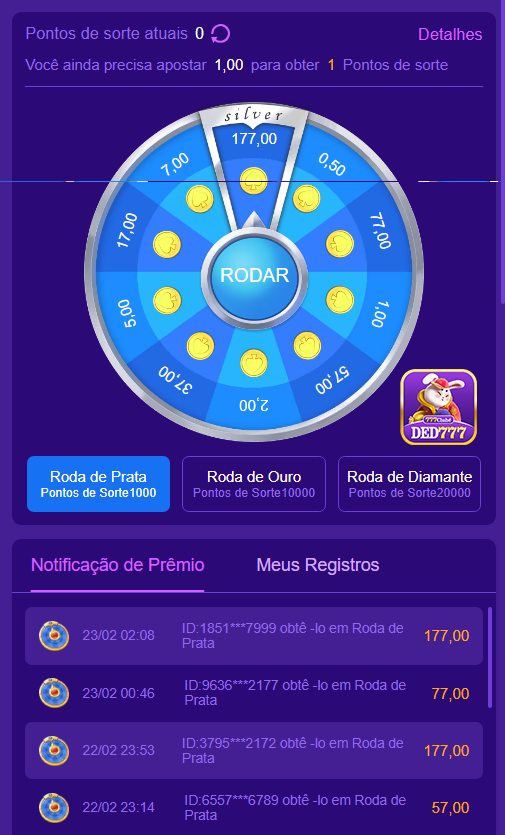 Segurança App ded777.com